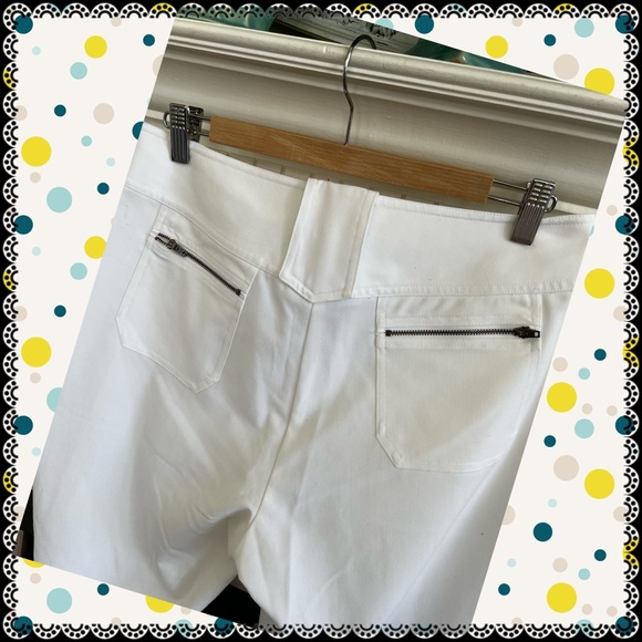 Moda white slacks, size 12 - Picture 3 of 5